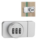 Cerradura Vidrio A Vidrio De 5 A 8mm Con Clave