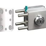 Cerradura Puerta Vidrio De 8 A 12mm Llave Pestillo Muro Cdo