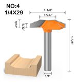 Fresa Madera Moldura Marcos 1/4*29 N4 Toma De  1/4 - Imagen 2
