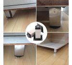 Patas Mueble Sillón Cama Sofá 4un 10cm Cuadrada Regulable.. - Imagen 2