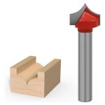 Fresa Madera Doble Perfilado Curvo Vástago 6mm 6x12mm 1pcs