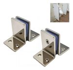 Soporte División Separador Para Vidrio Panel T 2pcs Inox.304 - Imagen 6