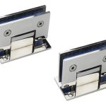 Bisagra Puerta Shower Vidrio 8 A 12m Muro A Vidrio 2un 90°