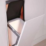 Basurero Para Puerta Cocina Abatible 18lt, 32anc X 37alt 1pc