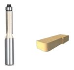 Fresa Madera Recta Copiadora 1/2x3/8 Carburo De Tungsteno