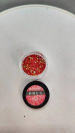 Glitter Rojo Para Resina Uñas Llaveros Aros Pigmento - Imagen 4