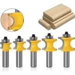 Fresa Madera Rodón Copiadora Toma 1/2 Set 5pcs