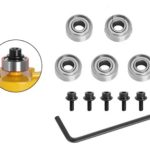 Rodamiento Fresa Madera 4.75 X 1/2 5un Con Llave Y Tornillos