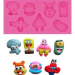 Molde Silicona Jabón, Llavero Bob Esponja