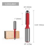 Fresa Madera Recta Copiadora Vástago 1/2x3/8x1. 1pcs - Imagen 2