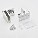 Bisagra Para Puerta De Vidrio 3 A 5mm 1 Par Estantes Vitrina - Imagen 4