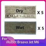 Paños Repuesto Para Irobot Jet M6 10un 5 Humeda Y 5 Secas - Imagen 3