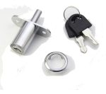 Cerradura O Chapa Cajón Tipo Boton Para Muebles 1un - Imagen 2