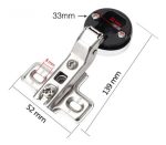 Bisagra Para Puerta De Vidrio 5 A 6mm 1 Par Estantes Gabinet - Imagen 4