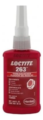 Loctite 263 Traba Perno Rojo 50ml Viscosidad: 400-600 Mpa