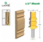 Fresa Madera Moldura Doble Zócalo Marcos Vástago  1/2  X 57.2mm - Imagen 2