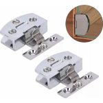 Bisagra Para Puerta De Vidrio 4 A 8mm 1 Par Estantes Gabinet