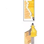 Fresa Madera Moldura Zócalo Marcos Vástago  1/2  No 4