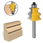 Fresa Madera Moldura Zócalo Marcos Vástago 1/4 X 25.4.mm