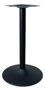 Patas Mueble Mesa Escritorio 1un 72cm Negra Redonda