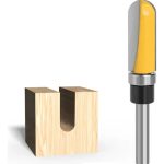 Fresa Madera Copiadora Canal Toma 1/4 X 1/2 1pcs