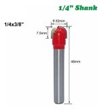 Fresa Madera Media Caña Vástago 1/4 X 3/8 1pcs - Imagen 2