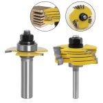 Fresa Madera T Toma 6mm Y 1/2mm 5 Medidas Diferentes