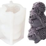Molde Silicona Velas Y Jabón Puercoespín