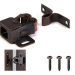 Retenedor Sujetador Cangrejo Puerta Mueble Bronce 20 Un