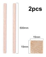 Madera De Balsa 500 X 15x 15mm 2 Un - Imagen 2
