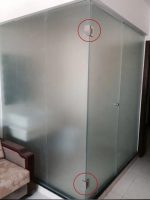 Bisagra Puerta Shower Vidrio 8 A 12m Vidrio.a A Vidrio 2un - Imagen 4