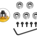 Rodamiento Fresa Madera Llave,camisa, Int 4.76 Ext 9.52