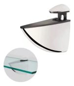 Soporte Repisa Para Vidrio O Madera 3 A 20mm 2u Tucano - Imagen 2