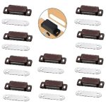 Reten Magnético Cierre Pestillo Puerta Mueble 10un Café