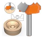 Fresa Madera Vaciado Toma 8mm Fondo Bola Doble - Imagen 3
