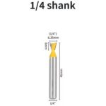 Fresa Madera Cola De Milano Vástago 1/4 X 1/4 - Imagen 2