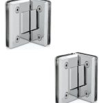 Bisagra Puerta Shower Vidrio 8 A 12m Vidrio.a A Vidrio 2un